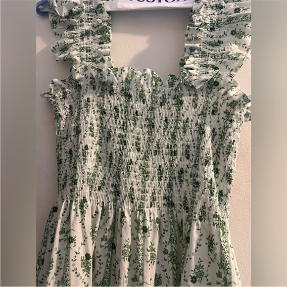 Hill House Ellie Nap Dress in Green Vine Stripe - Picture 7 of 12